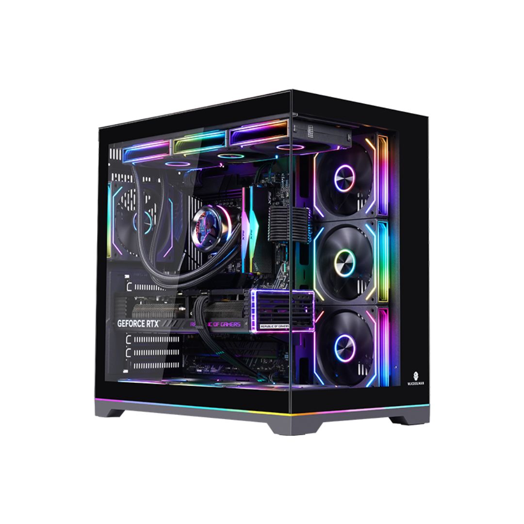 WJ Coolman Robin II Plus SCAR Mid-Tower Case Black - 1