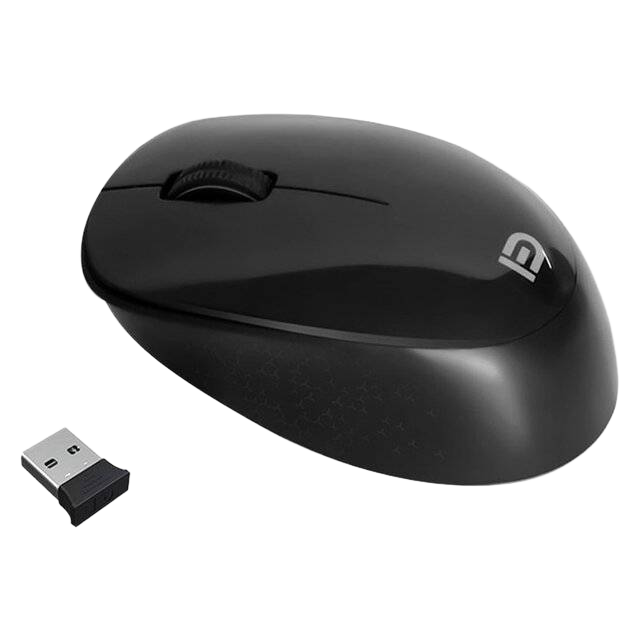 Fude M702 Wireless Mouse - Black Ergonomic 1200 DPI - 1