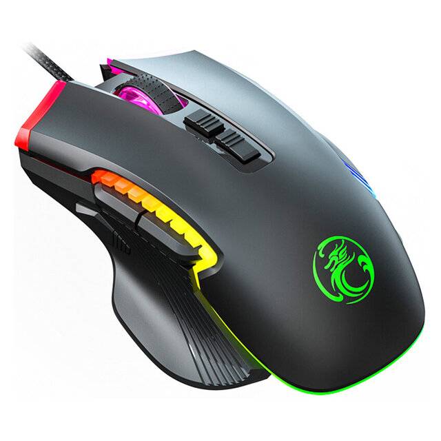 ماوس iMice T70 7200 DPI USB RGB أسود - 1