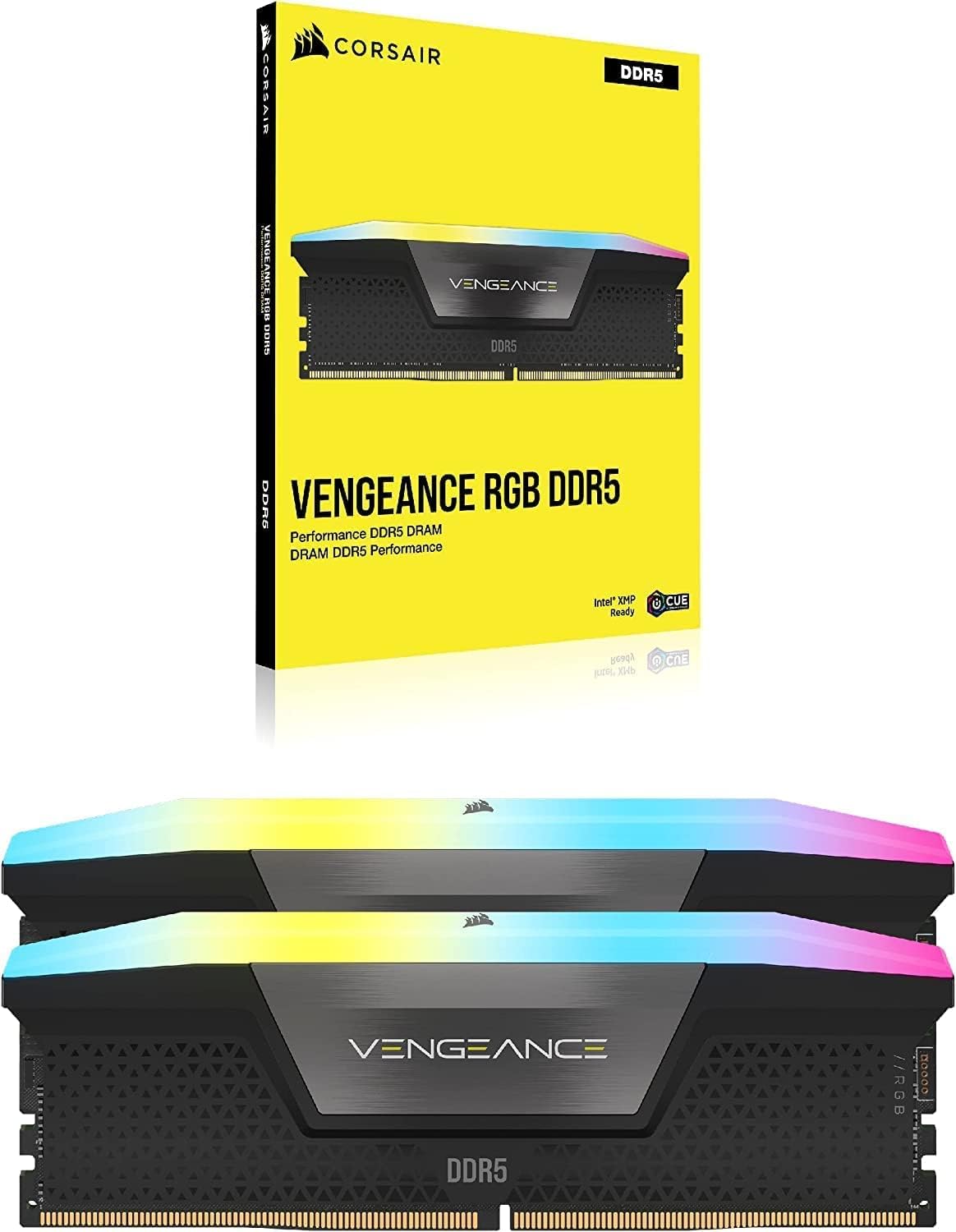 Corsair Vengeance RGB DDR5 64GB (2x32GB) 6000MHz CL38 Black - 1