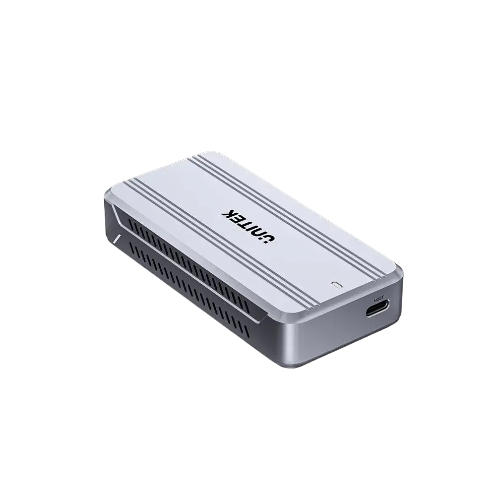 هارد خارجي Unitek SolidForce Reefer TurboCool 8TB USB4 40Gbps SSD رمادي - 1