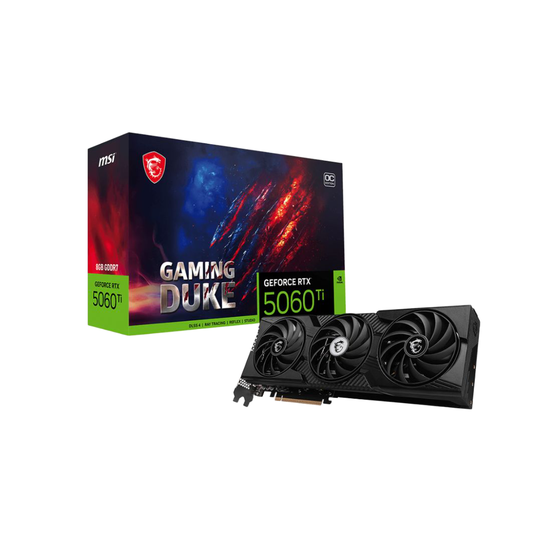 MSI Gaming Duke GeForce RTX 5060 Ti 8GB GDDR7 OC Edition - 1