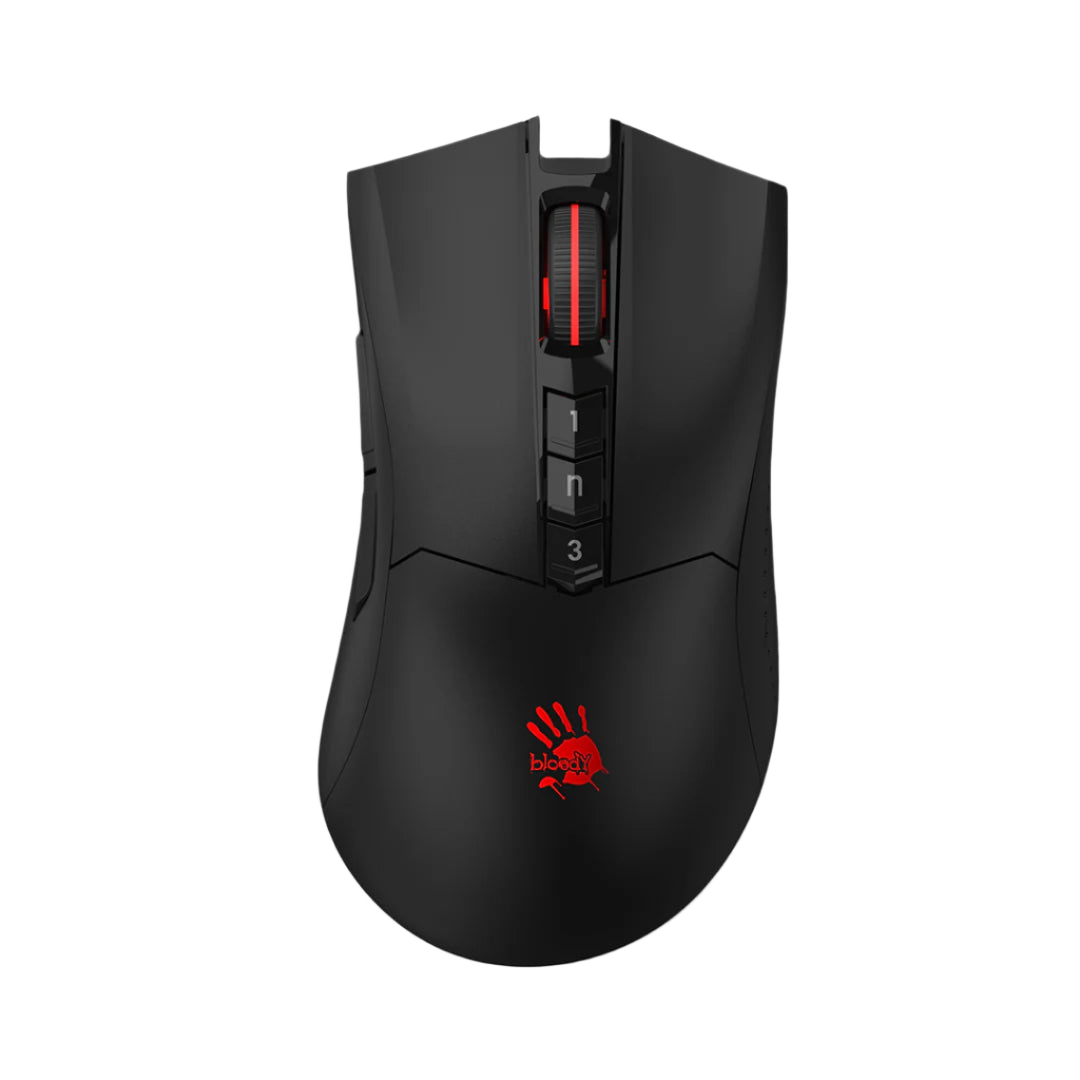 Bloody R90 Plus Wireless Gaming Mouse 12000 DPI - Stone Black - 1