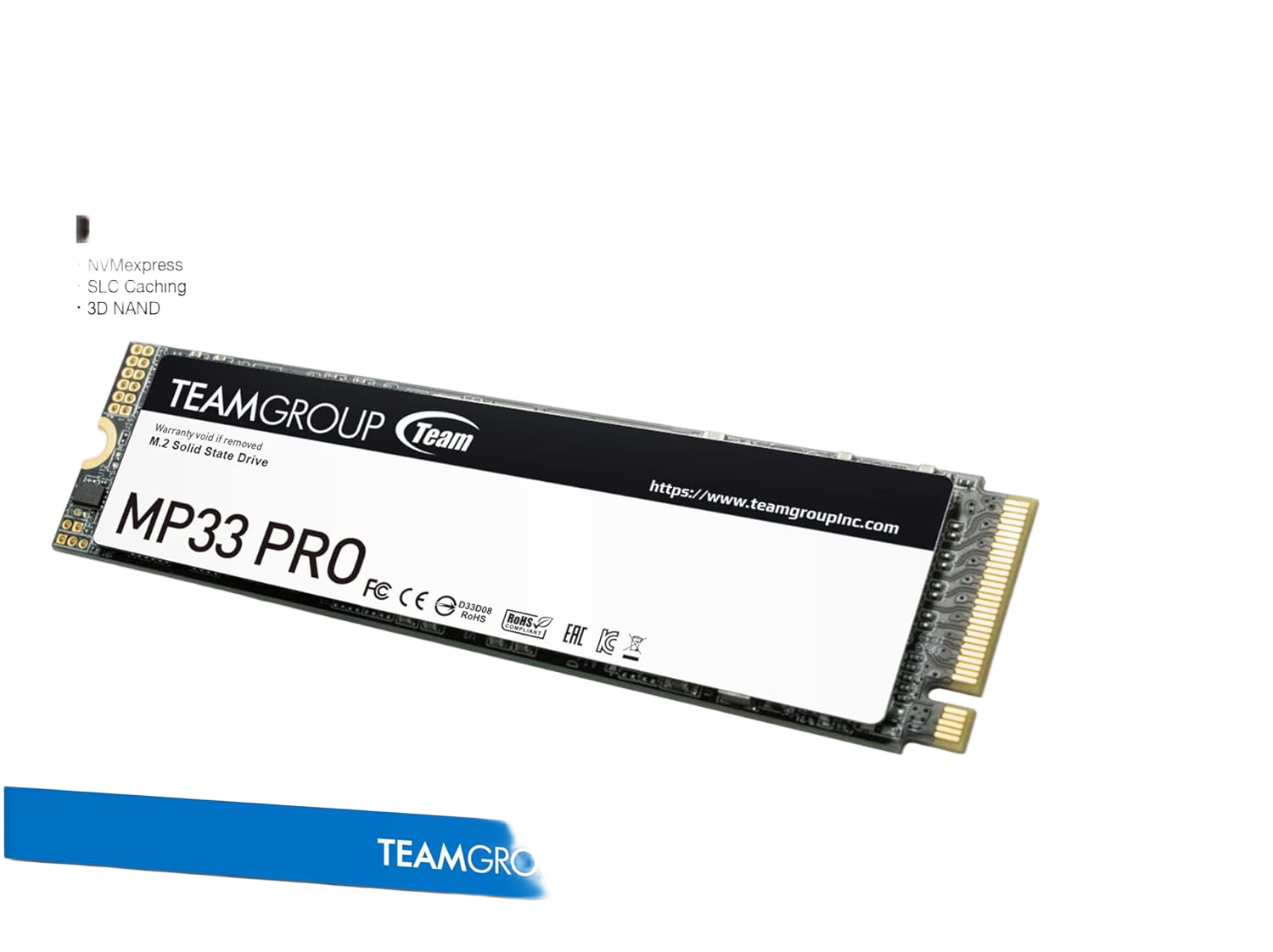 TEAMGROUP MP33 Pro 1TB NVMe M.2 PCIe 3.0 Internal SSD - 1