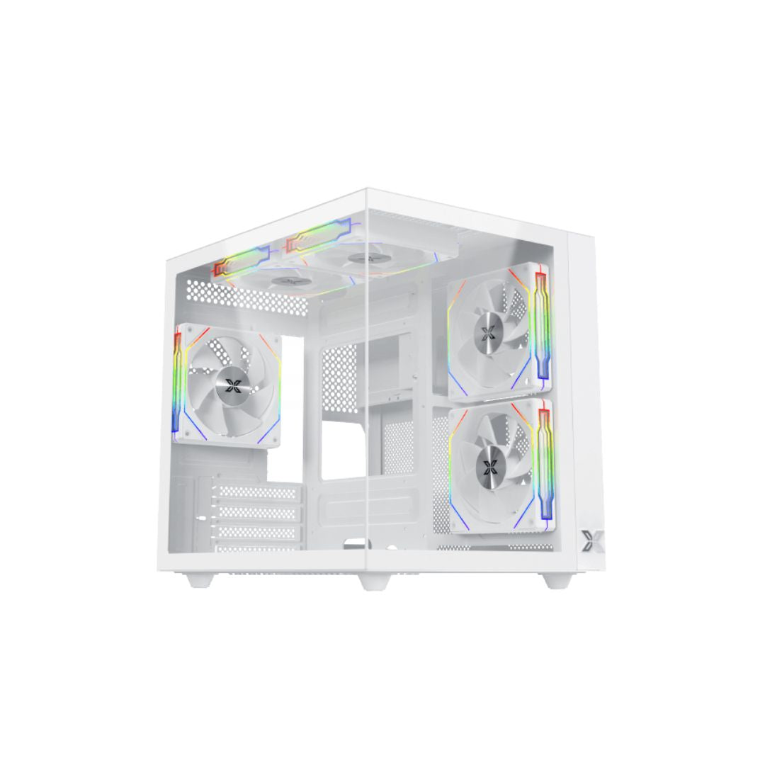 كيس Xigmatek Aqua M Lite Mid-Tower ATX أبيض - 1