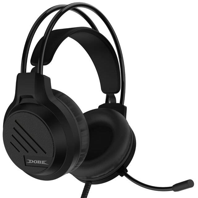 سماعات Dobe TP5-3592 3.5mm سلكي مع مايك أسود - 1