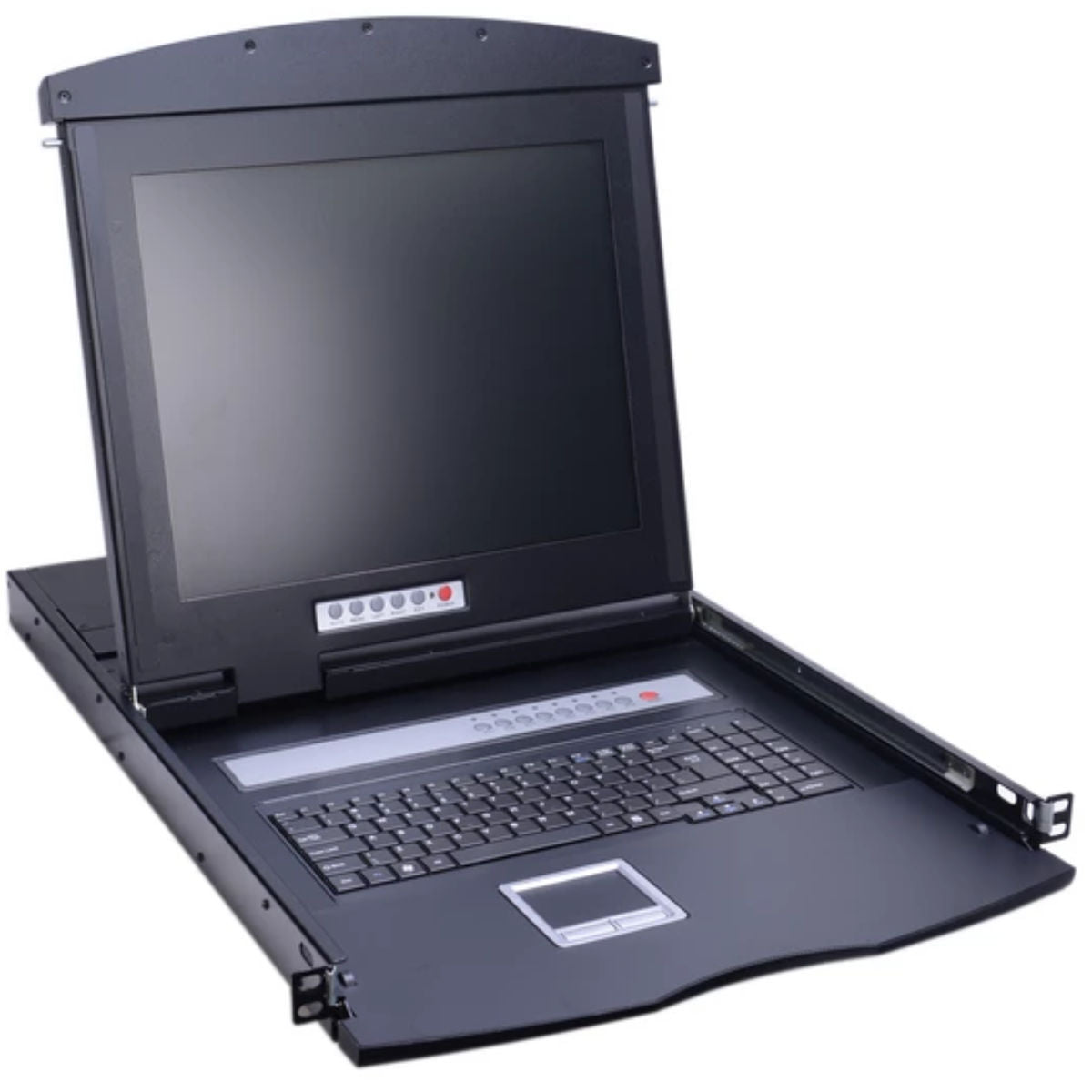 سويتش Avetron 16-Port 1GbE Dual-Rail CAT5 LCD KVM Console - 1