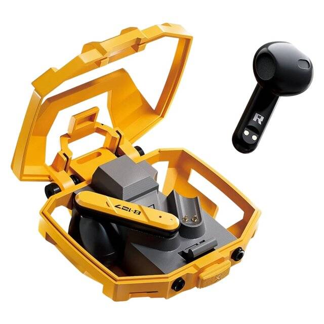 سماعات Transformers TF-T32 TWS بلوتوث لاسلكي مع ميكروفون أصفر - 1