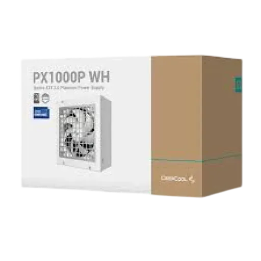 Deepcool PQ1000P 1000W 80+ Platinum Fully Modular PSU White - 1