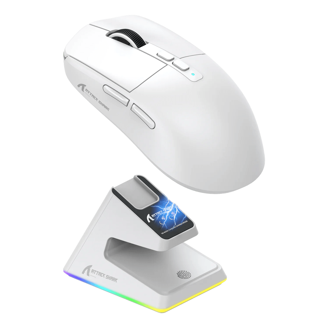 Attack Shark X6 Gaming Mouse 26000 DPI Wireless RGB White - 1