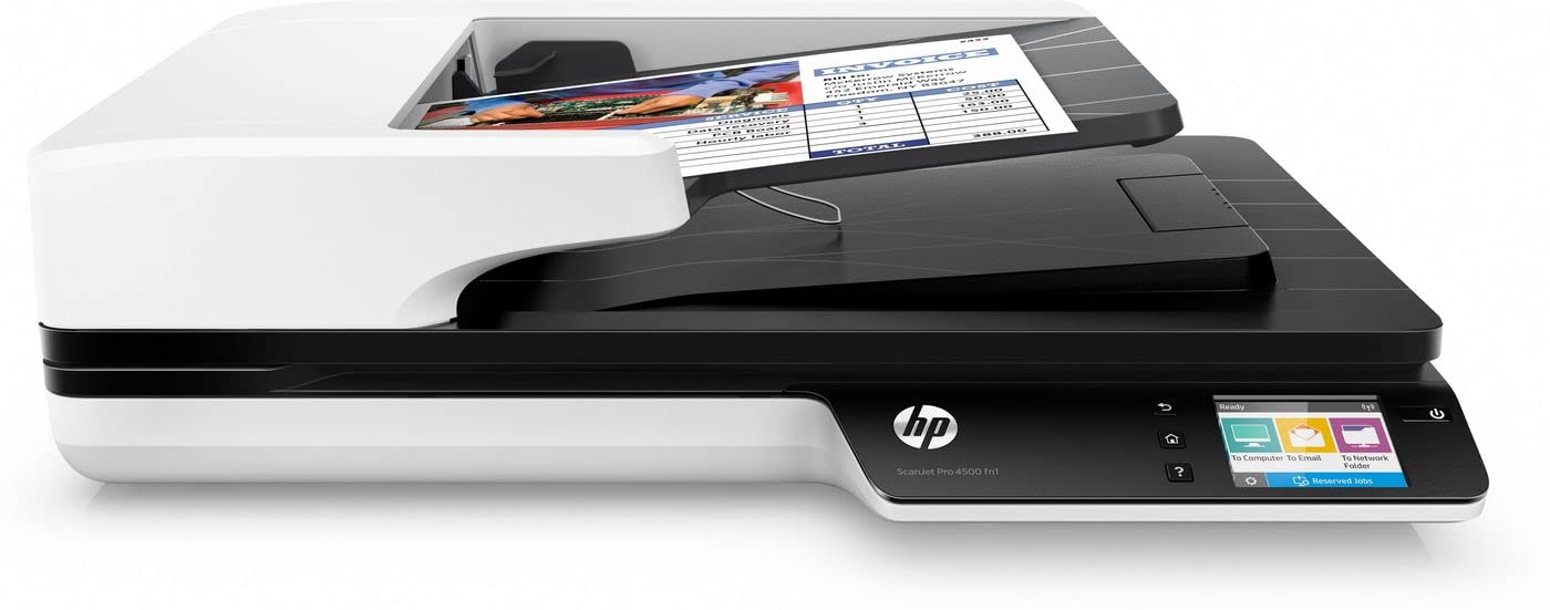 سكانر HP ScanJet Pro 4500 fn1 USB 3.0 Ethernet Wi-Fi - 1