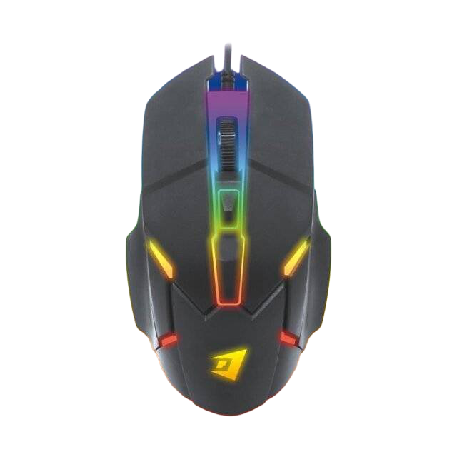 Jertech M300 Rocket Mouse Wired 4800 DPI Black RGB - 1