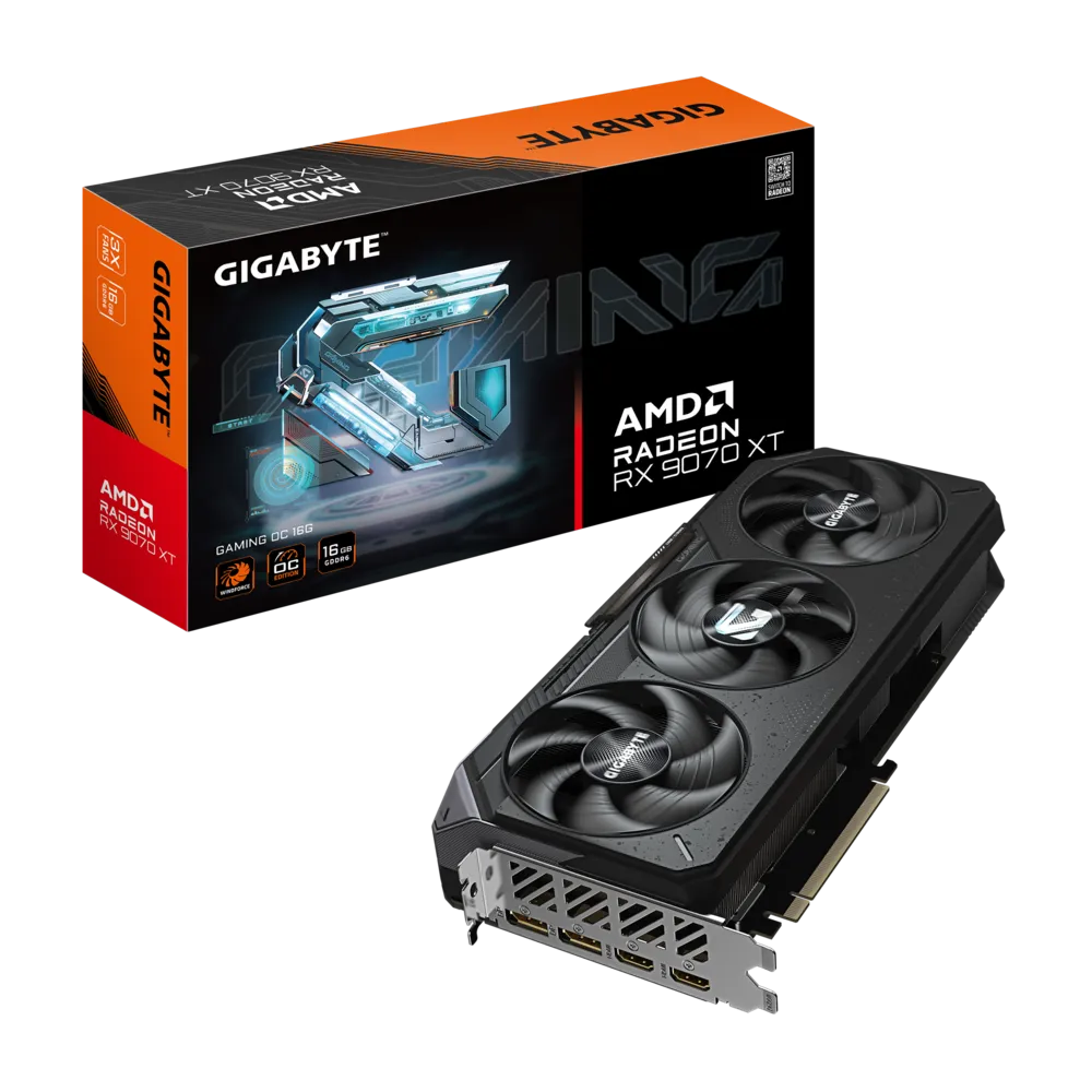 Gigabyte Gaming OC Radeon RX 9070 XT 16GB GDDR6 Graphics Card - 1