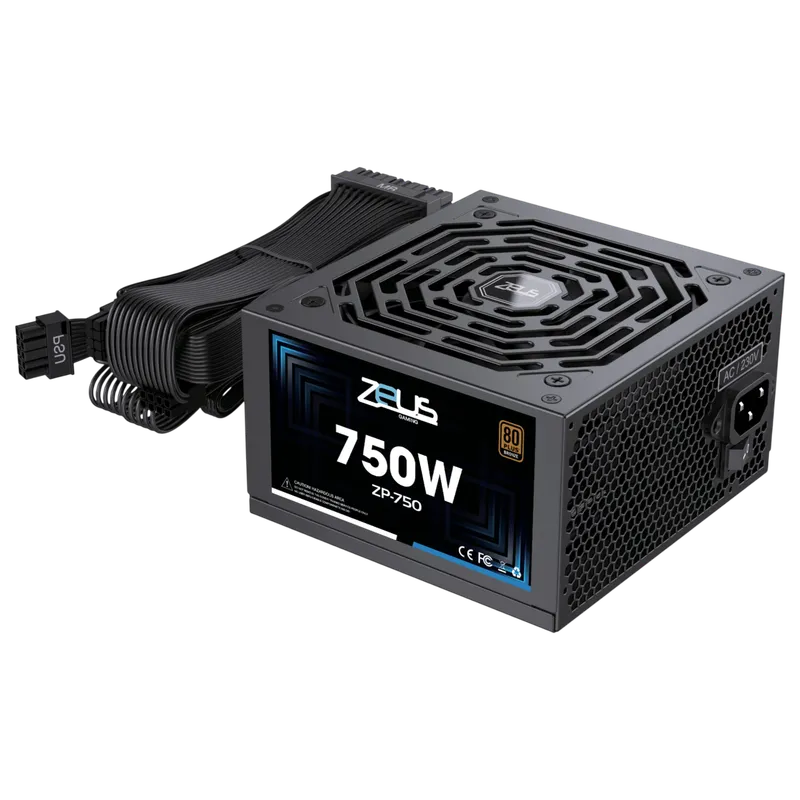 باور سبلاي Zeus ZEUS 750W 80+ Bronze غير قابل للتركيب - 1