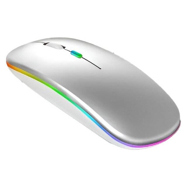 ماوس Jertech JR3 1600 DPI Dual-Mode Wireless فضي - 1