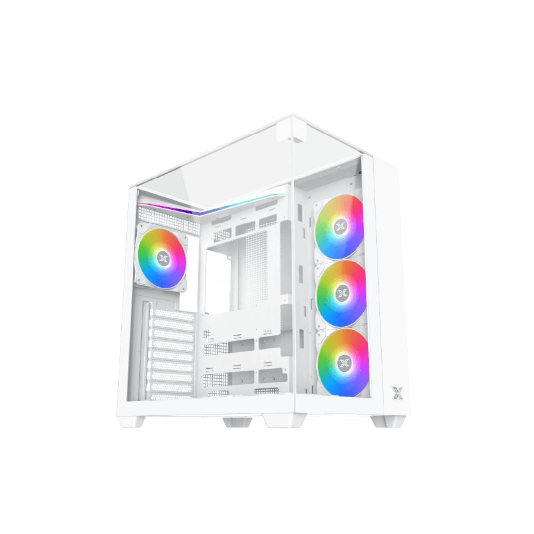 Xigmatek Aqua V Mid-Tower ATX Case White - 1