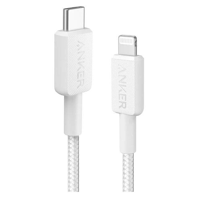 Anker USB-C to Lightning Cable 3ft White - 1