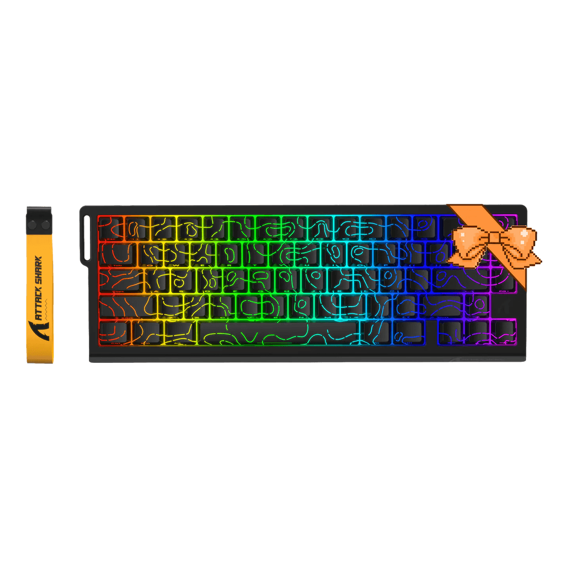 Attack Shark X68 HE 65% Magnetic Mechanical Keyboard USB-C RGB Black - 1