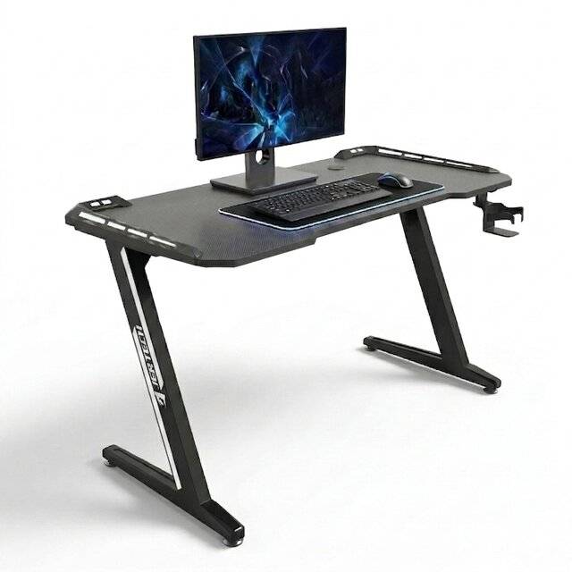طاولة قيمنق Jertech GD216 120x60x73cm أبيض - 1