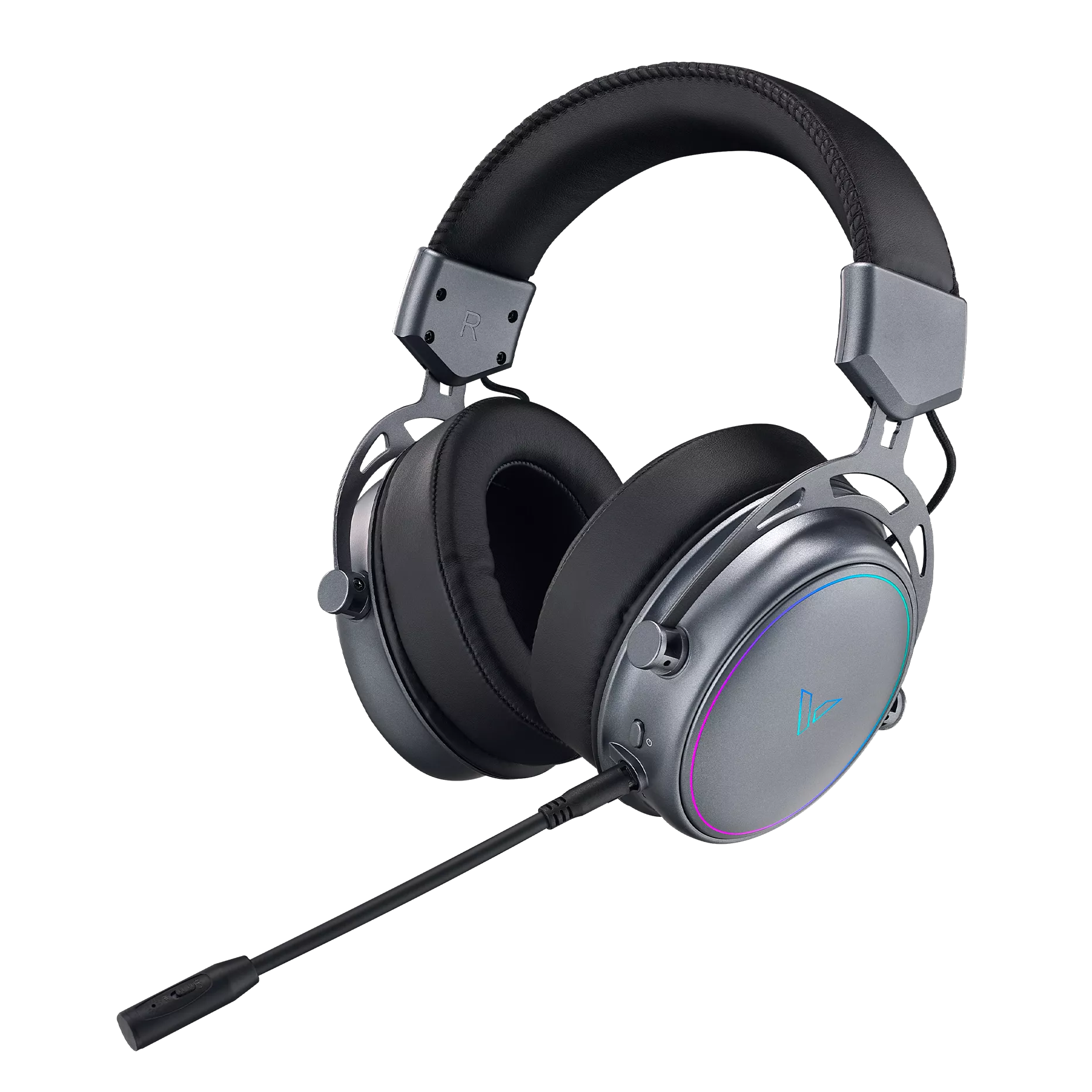 Rapoo VPRO VH800 Gaming Headset 7.1 Surround 2.4GHz Bluetooth RGB Space Grey - 1