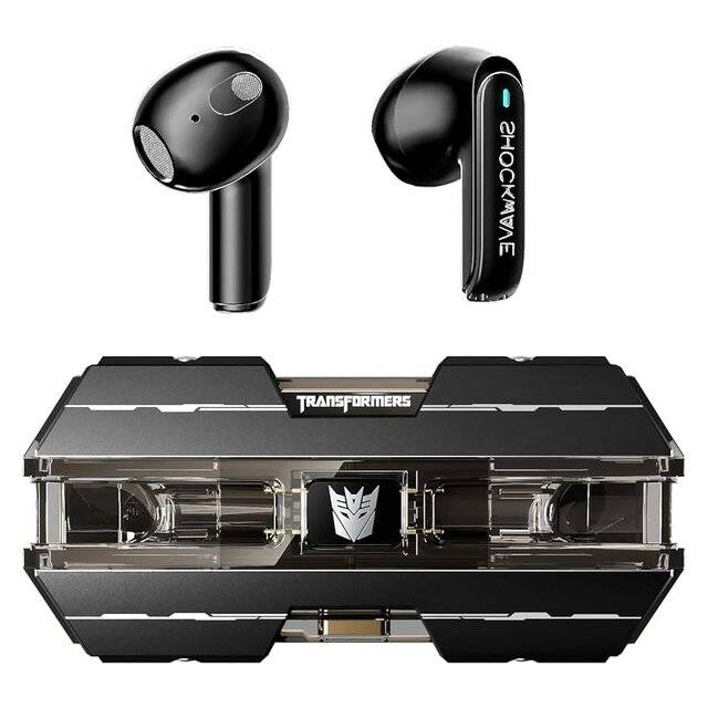 سماعات Transformers TF-T01 TWS بلوتوث 5.3 13mm درايفر أسود - 1