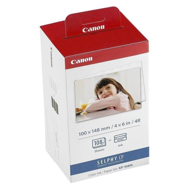 Canon KP-108IN 4R 4x6 Red Photo Paper - 1