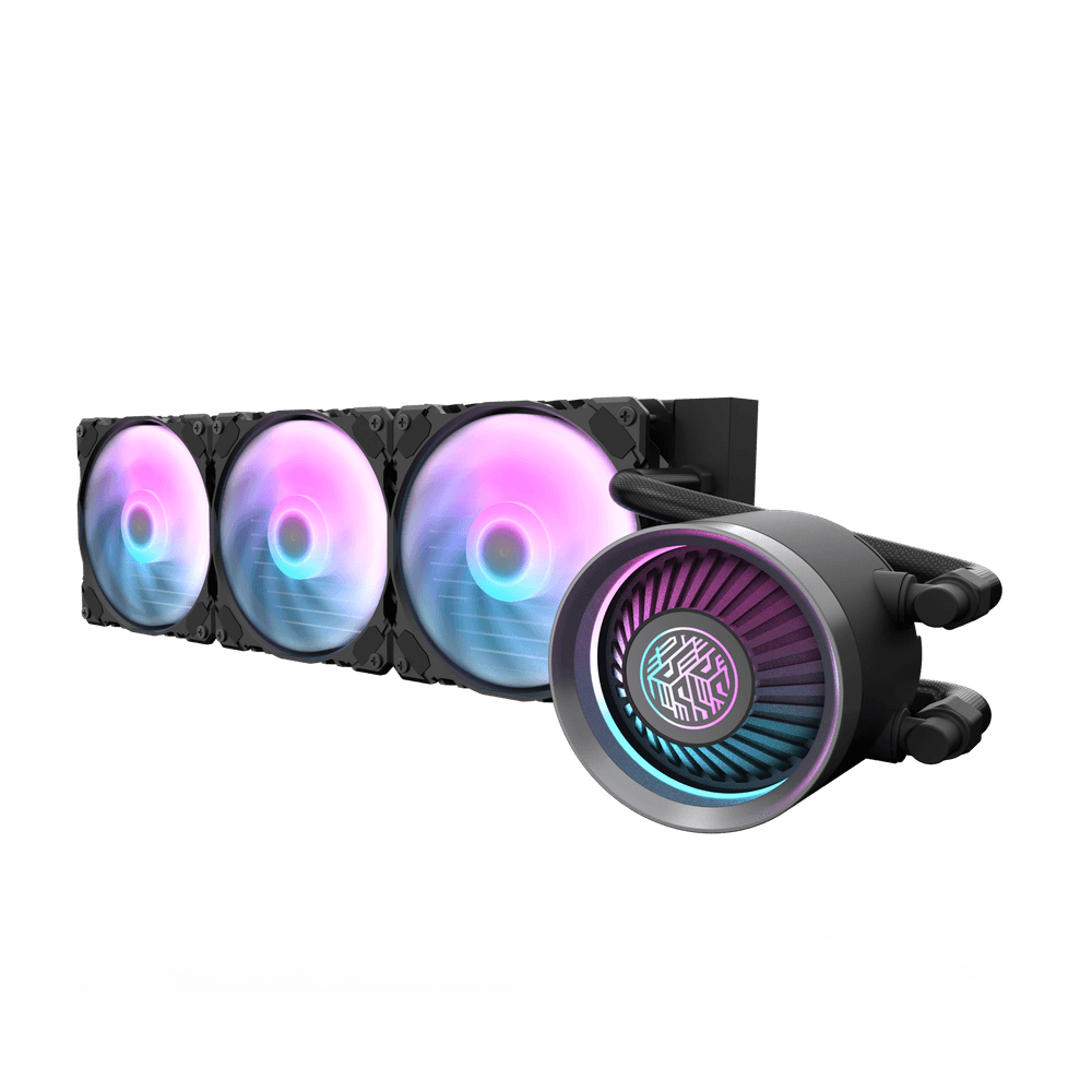 DarkFlash DN360S 360mm AIO Liquid CPU Cooler Black - 1