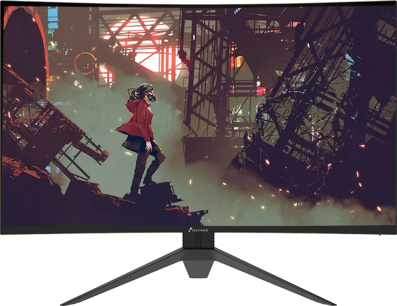 Avetron G2717C 27″ 2560x1440 180Hz VA Gaming Monitor Black - 1