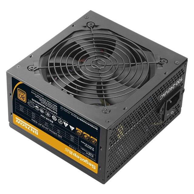 Segotep 750W 80+ Bronze Non-Modular PSU Black - 1