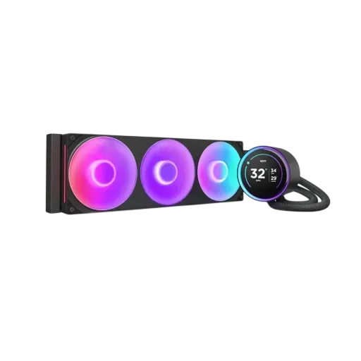 NZXT Kraken Elite 360mm AIO Liquid Cooler RGB Black - 1