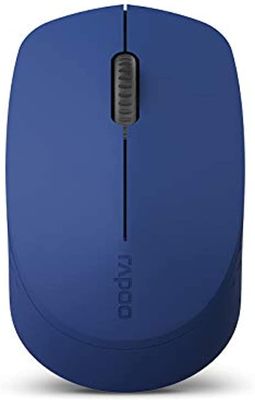 Rapoo M100 Silent Optical Mouse 1300 DPI Bluetooth 3.0/4.0 2.4GHz Blue - 1