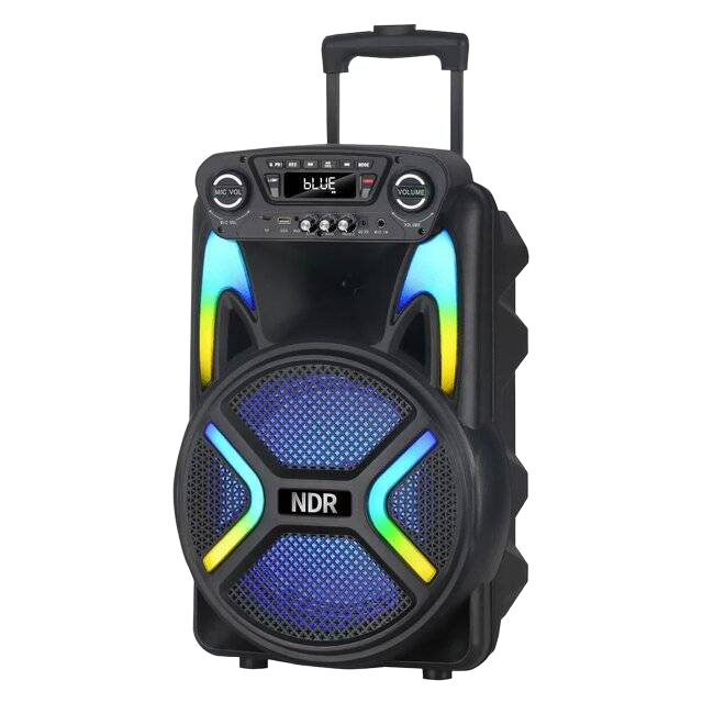 مكبر صوت NDR محمول 12 انج 40W RMS بلوتوث كاريوكي - 1