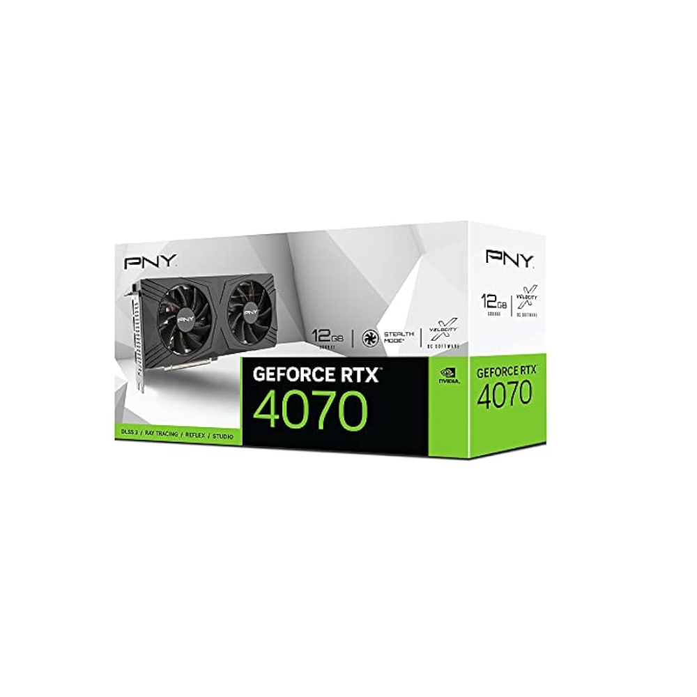 PNY Verto GeForce RTX 4070 Super 12GB GDDR6X Dual Fan - 1