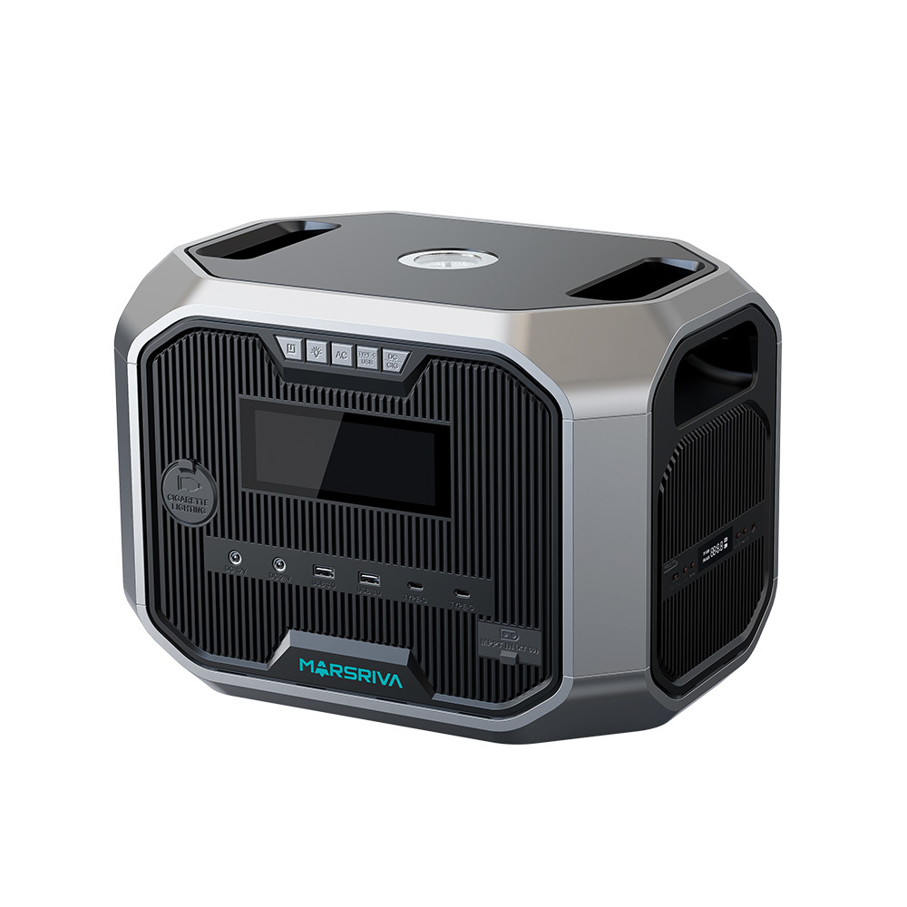 Marsriva MP12 1200W Portable Power Station 1254.4Wh LiFePO4 - 1