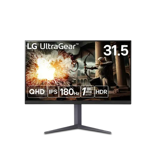 LG 32″ 2560x1440 180Hz IPS Gaming Monitor - 1