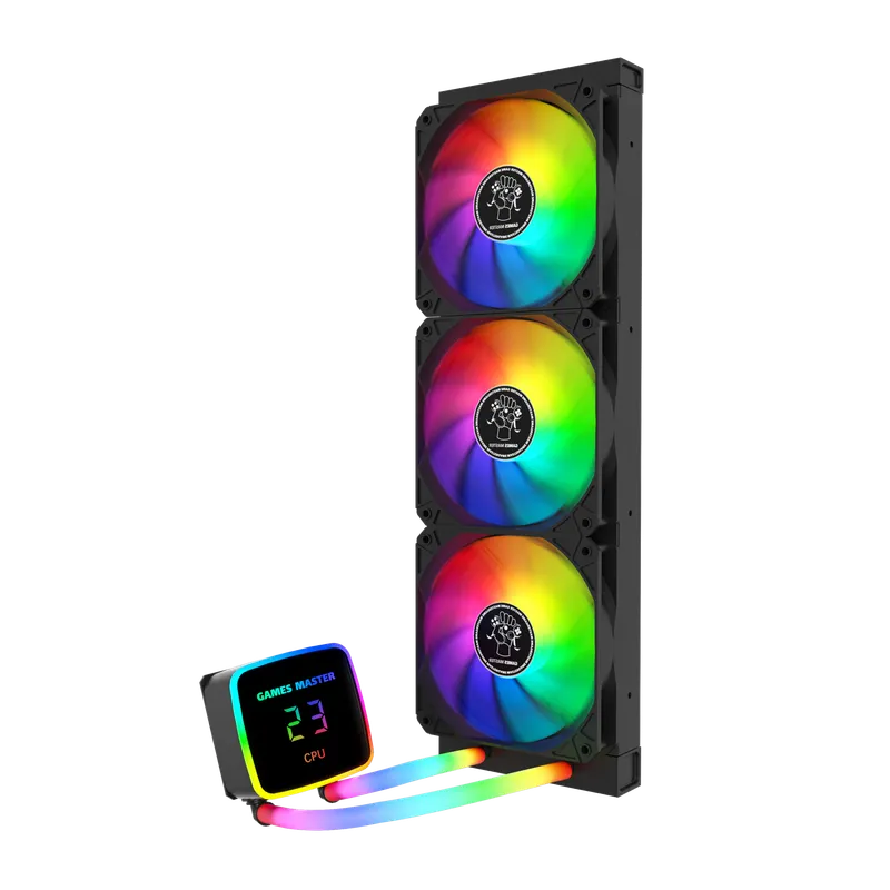 مبرد Games Master LZ360 Plus 360mm AIO سائل أسود - 1