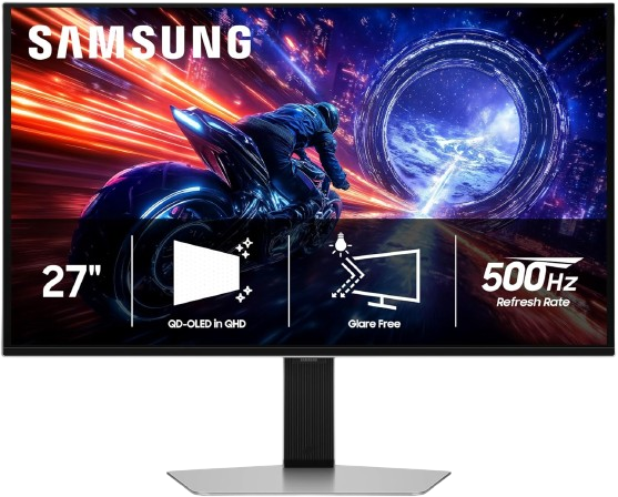 Samsung Odyssey OLED G6 G60SF 27" QHD 500Hz QD-OLED Gaming Monitor - 1