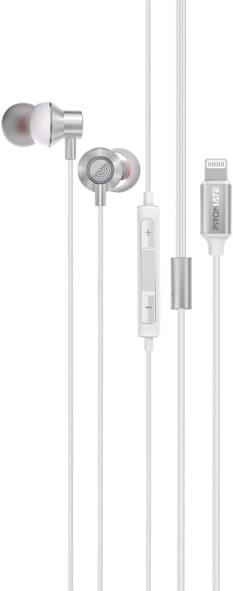 Promate Vibe-LT In-Ear Wired Earphones 10mm Driver Lightning MFi - 1