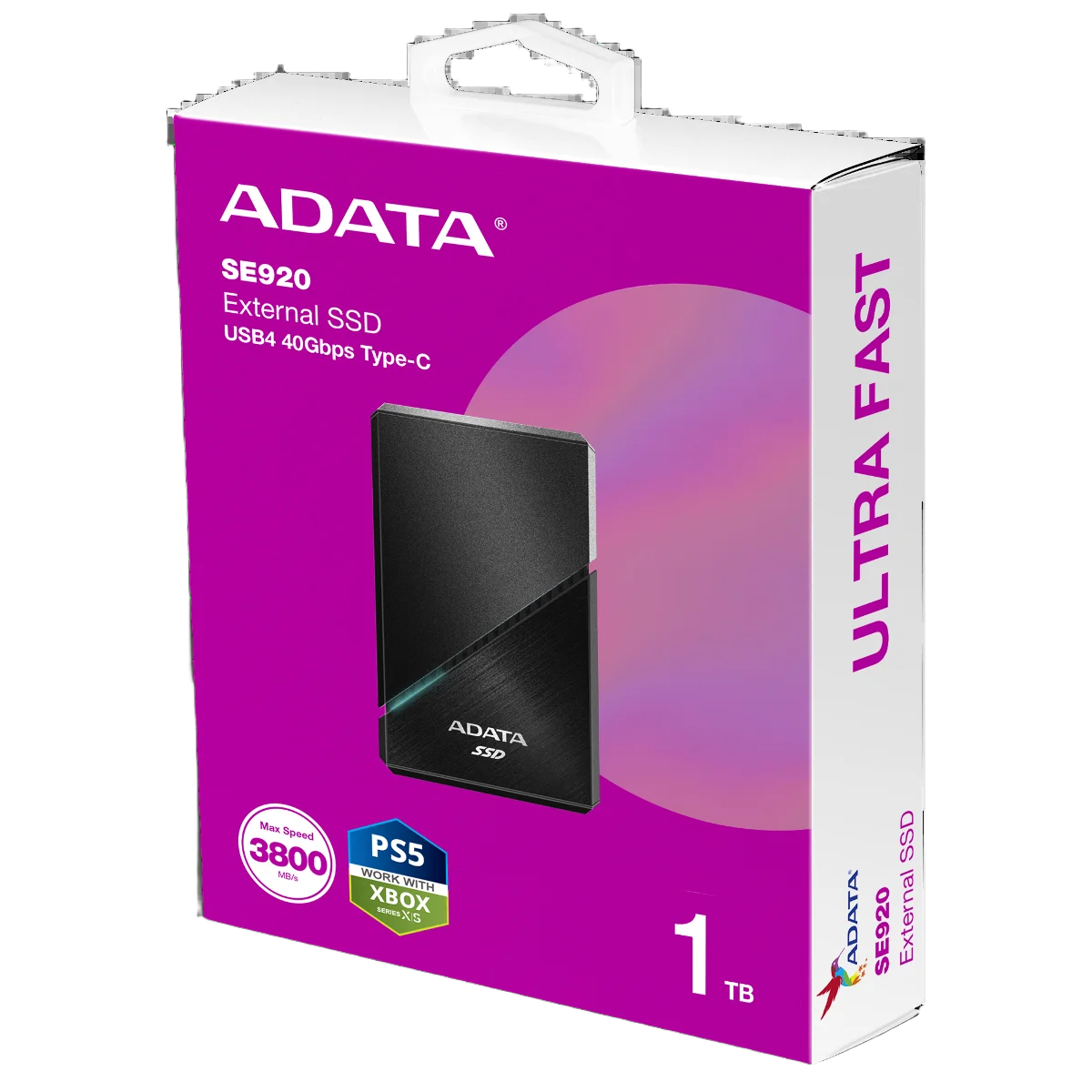 ADATA SE920 1TB USB4 External SSD - 1