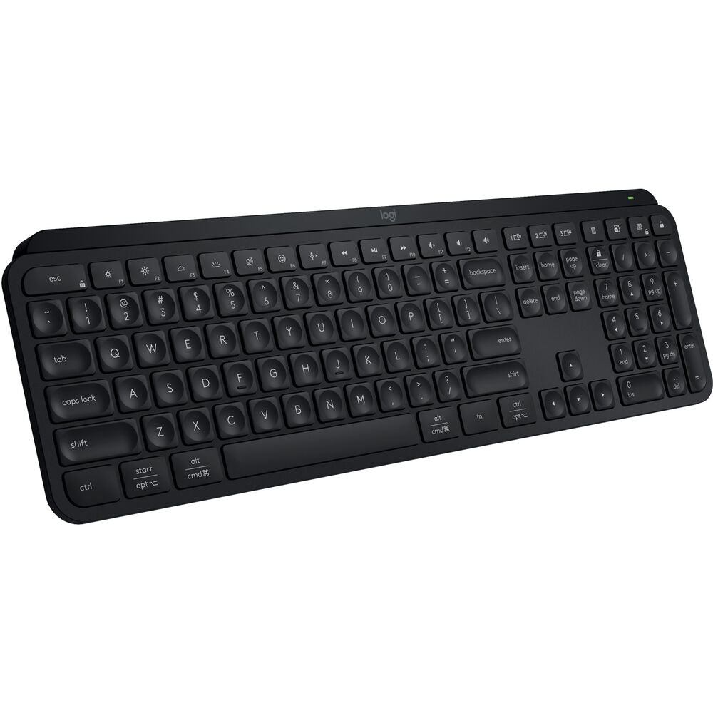 Logitech MX Keys S Full-Size Wireless Backlit Keyboard Graphite - 1