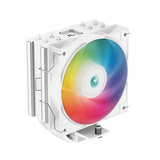 مبرد Deepcool AG400 ARGB أبيض هوائي 120mm 220W TDP - 1