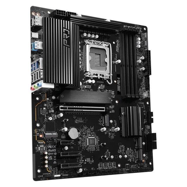 لوحة أم ASRock Z890 Pro-A Z890 LGA1851 ATX أسود - 1