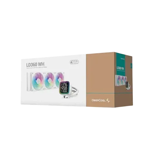 مبرد Deepcool LD360 360mm مائي أبيض - 1