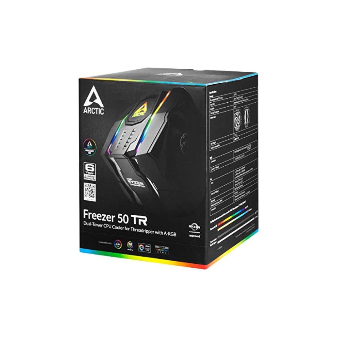 مبرد Arctic Freezer 50 TR Dual-Tower 140mm ARGB - 1