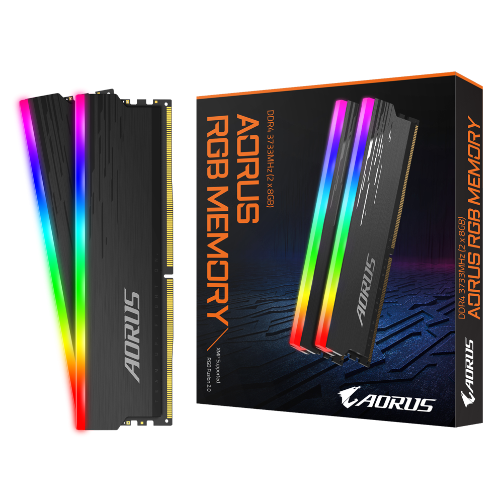 GIGABYTE AORUS RGB Memory 16GB (2x8GB) DDR4 3733MHz with Demo Kit - 1