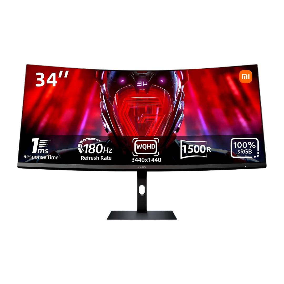 Xiaomi G34WQi 34″ 1080p 180Hz VA Gaming Monitor - 1