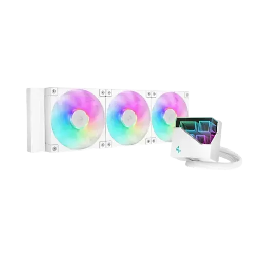 مبرد Deepcool LT360 360mm AIO سائل ARGB أبيض - 1