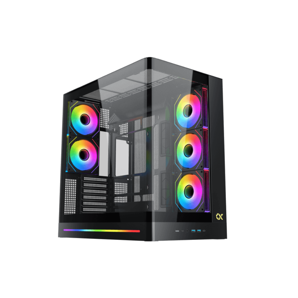 Xigmatek Pano II Air ATX Case Black - 1