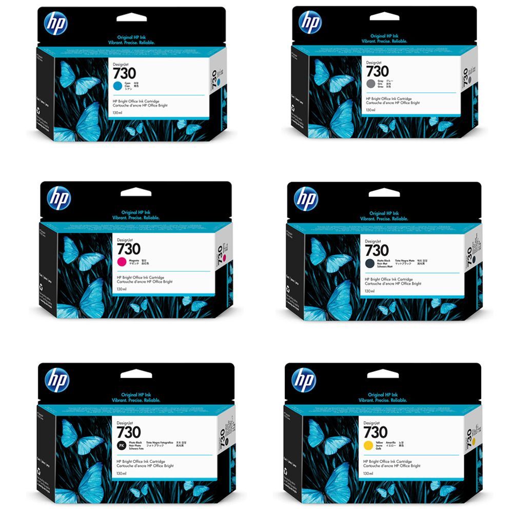 حبر HP 730 Black 130ml - 1