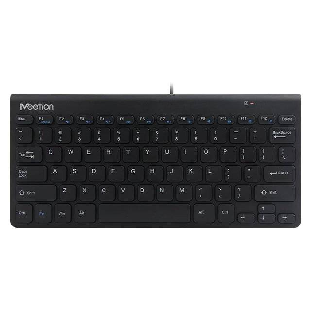 كيبورد Meetion K400 60% سلكي USB غشاء أسود - 1